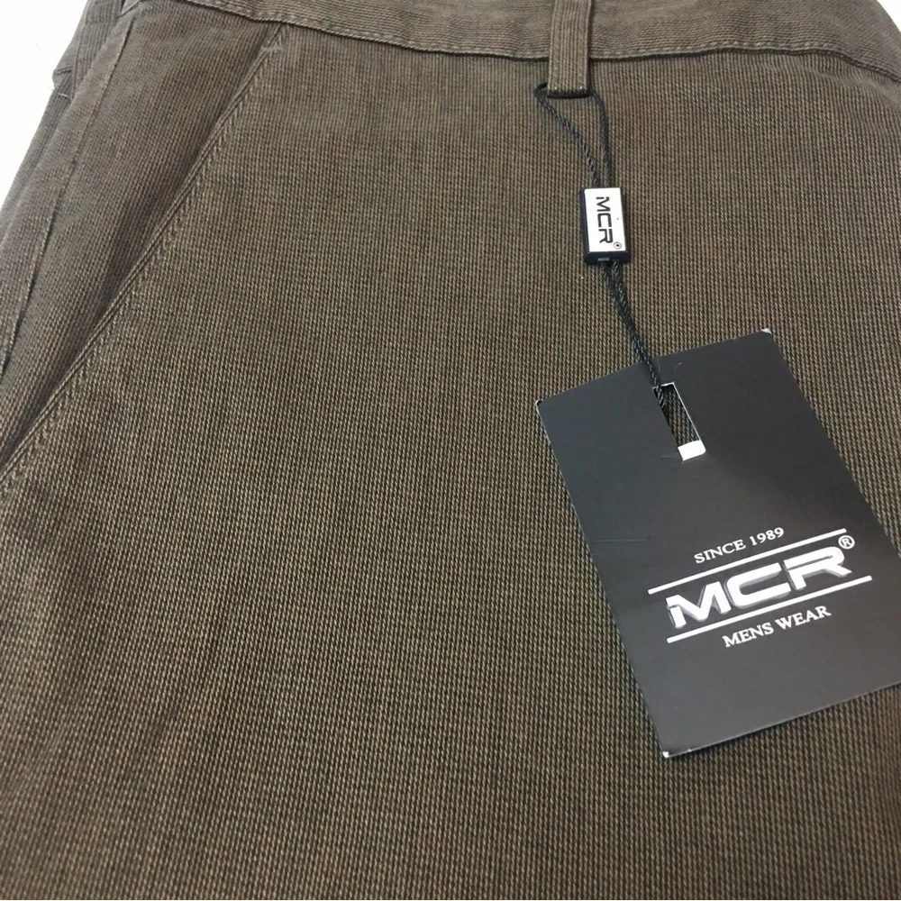 Stretch Cotton Slim Pants | Tailored Casual Chino · MCR Menswear NWT 36x34